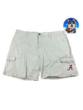 Official NCAA University of Alabama Cargo Shorts Men's 50 Big and Tall Football